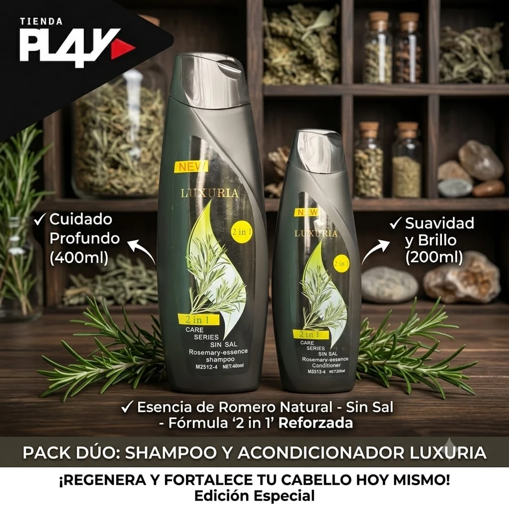 Shampoo y acondicionador Romero Sin Sal's foto | Play |  BizneCubano