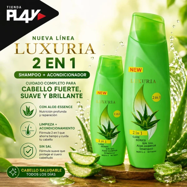 Shampoo y acondicionador Aloe Vera's foto | Play |  BizneCubano