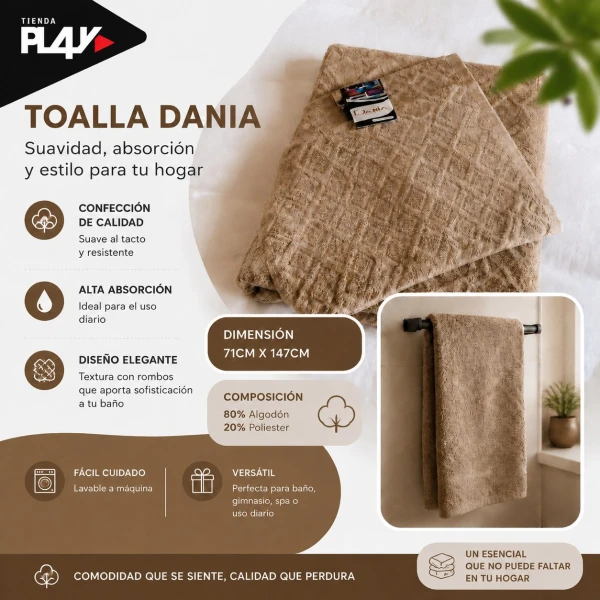 Toalla Color Beige's foto | Play |  BizneCubano