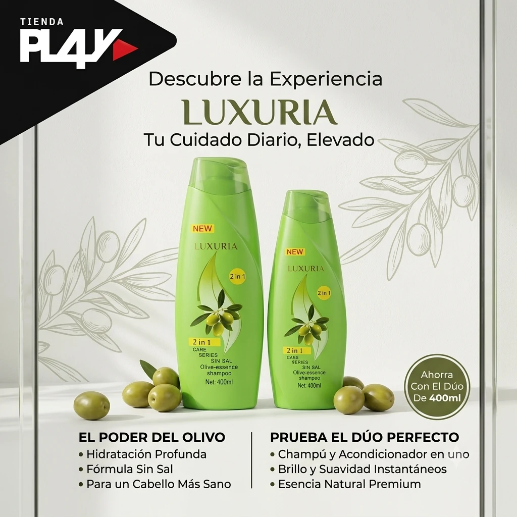 Shampoo y acondicionador Oliva Sin Sal's foto | Play |  BizneCubano
