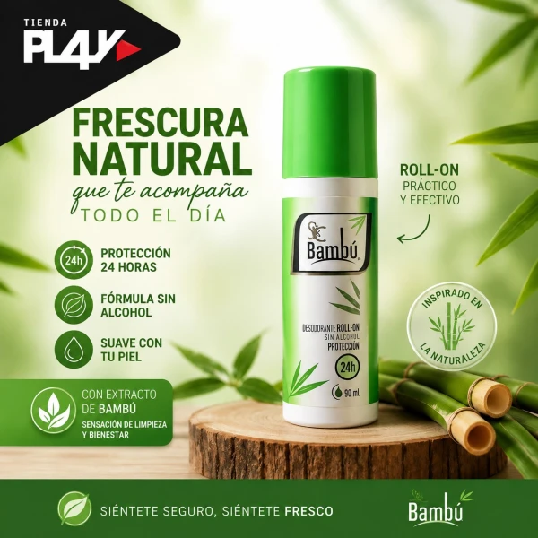 Desodorante Bambú's foto | Play |  BizneCubano