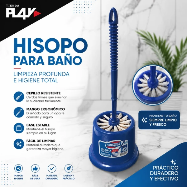 Hisopo para Baño Azul's foto | Play |  BizneCubano