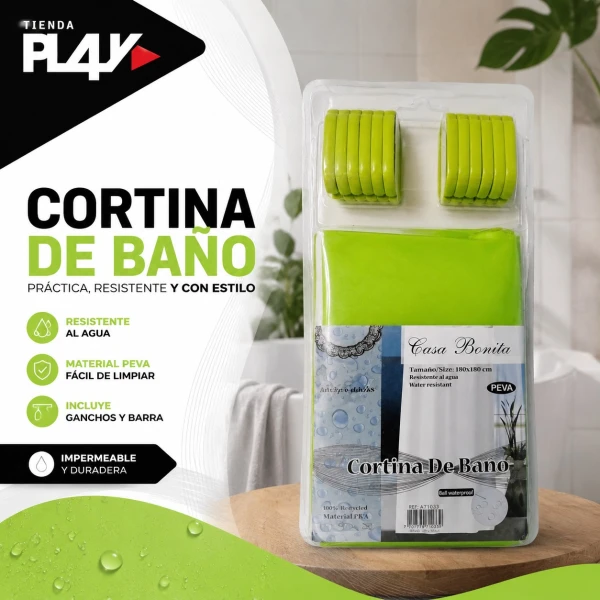 Cortina de baño's foto | Play |  BizneCubano
